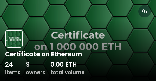 ethereum certifikat