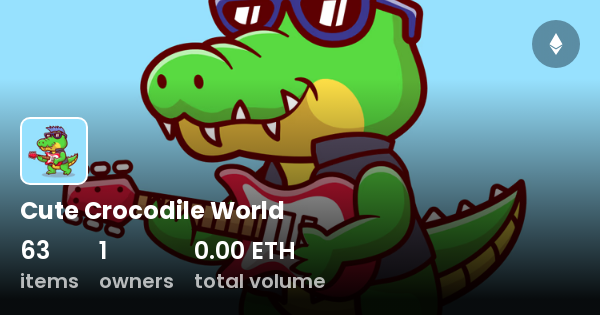 Cute Crocodile World Collection Opensea