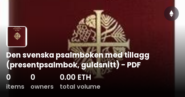 Den Svenska Psalmboken Med Tillagg (presentpsalmbok, Guldsnitt) - PDF ...