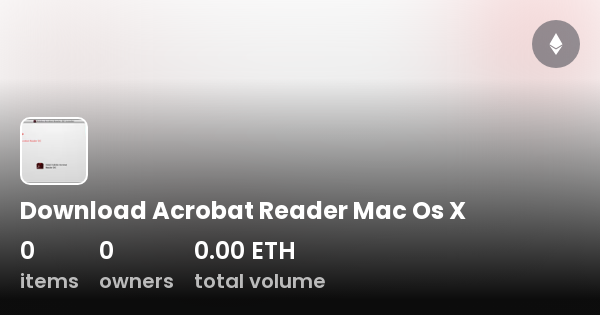 download acrobat reader mac os x