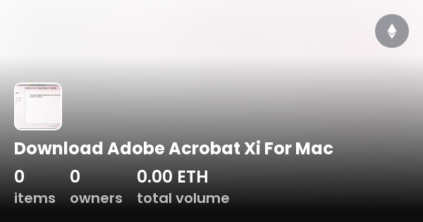 download acrobat xi for mac