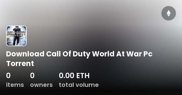 call of duty world of war torrent