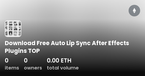 auto lip sync after effects free download aep