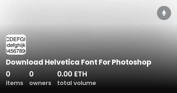 how to download helvetica font to photoshop
