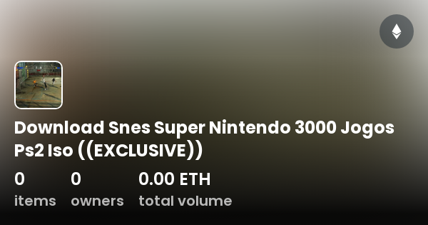 PS2 - 3000 Jogos do Super Nes
