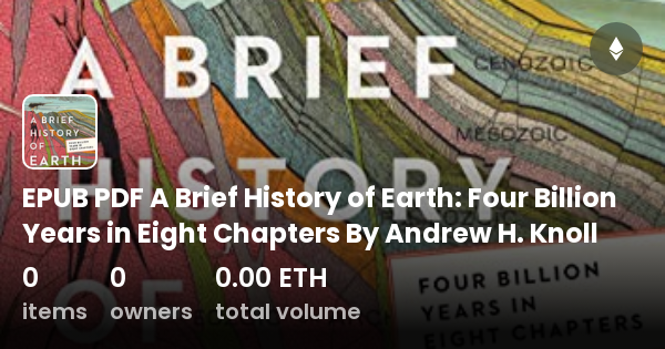 Epub Pdf A Brief History Of Earth Four Billion Years In Eight Chapters