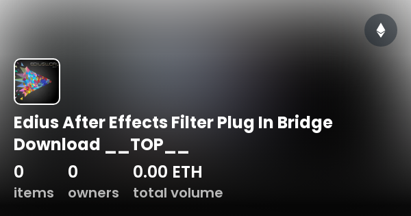 after effects filter bridge download