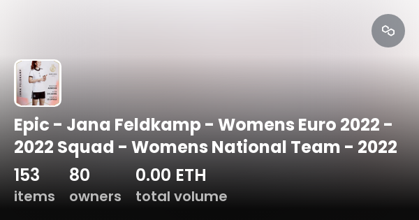 Epic - Jana Feldkamp - Womens Euro 2022 - 2022 Squad - Womens National ...