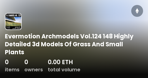 Evermotion Archmodels Vol.124 148 Highly Detailed 3d Models Of Grass ...