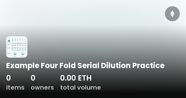 2 fold dilution example