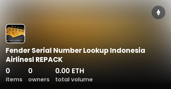 fender serial number lookup indonesia