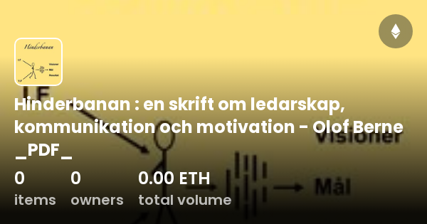 Hinderbanan : En Skrift Om Ledarskap, Kommunikation Och Motivation ...