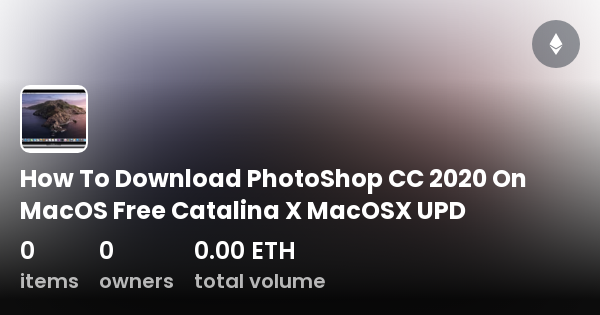 adobe photoshop for macos catalina free download