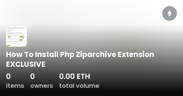 php ziparchive extension needs to be installed