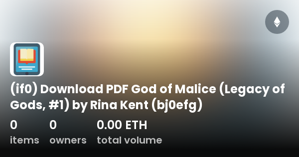 God of Malice (Legacy of Gods, #1) by Rina Kent