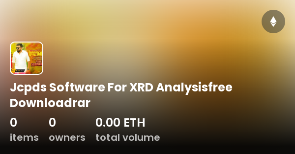 Jcpds Software For XRD Analysisfree Downloadrar Collection OpenSea