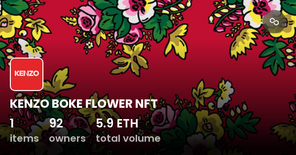 Kenzo suddenly drops 100 limited-edition Boke Flower NFTs