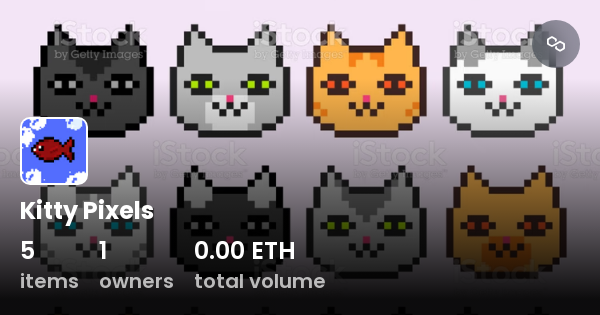 Kitty Pixels Collection Opensea