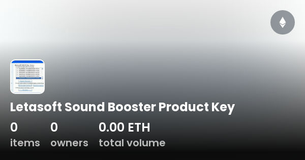 letasoft sound booster product key