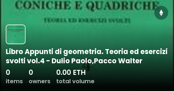 Esercizi Geometria Piana Pdf Con Soluzioni Libro Appunti di geometria. Teoria ed esercizi svolti vol.4 - Dulio
