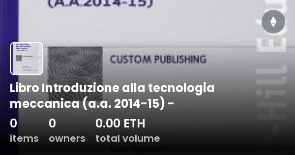 Libro Introduzione Alla Tecnologia Meccanica A A