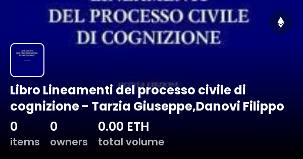 Libro Lineamenti Del Processo Civile Di Cognizione Tarzia Giuseppedanovi Filippo Collection 6032