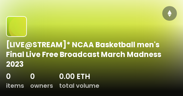 Ncaa best sale mens streams