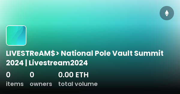 LIVESTReAM National Pole Vault Summit 2024 Livestream2024   Livestream National Pole Vault Summit 2024 Livestr