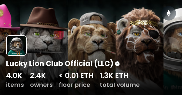 Lucky Lion Club Official (LLC) - Collection | OpenSea