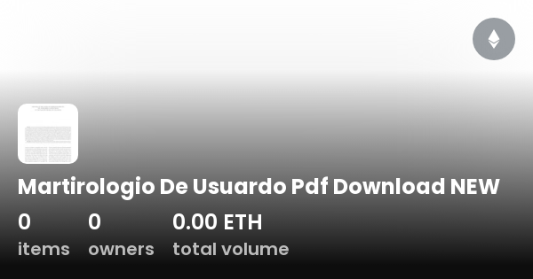 Martirologio De Usuardo Pdf Download NEW Collection OpenSea