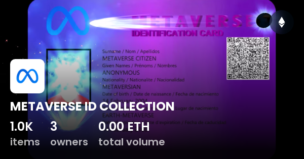 Metaverse Id Collection Collection Opensea 