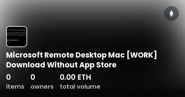 download remote desktop for mac without app store