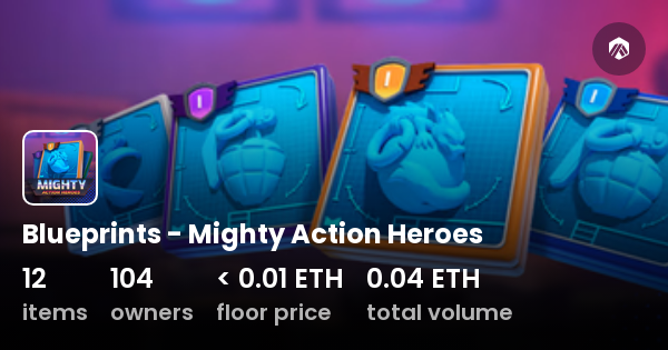 mighty action heroes opensea