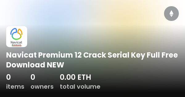 navicat premium 12 crack key