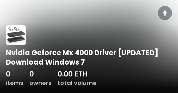 Nvidia Geforce Mx 4000 Driver UPDATED Download Windows 7