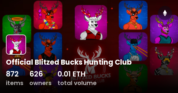 Official Blitzed Bucks Hunting Club Collection Opensea