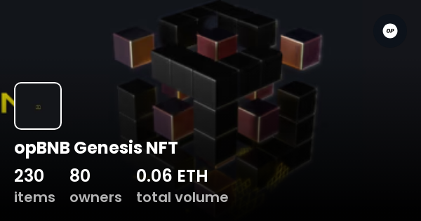 Opbnb Genesis Nft Collection Opensea