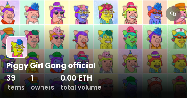 Piggy Girl Gang Official Collection Opensea