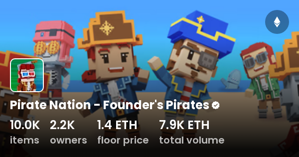 Founder's Pirates: Minting on November 8th, by Pirate Nation