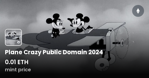 Plane Crazy Public Domain 2024 Collection OpenSea   Plane Crazy Public Domain 2024