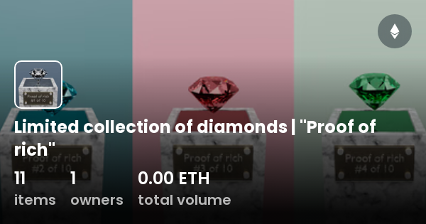 Limited collection of diamonds | 