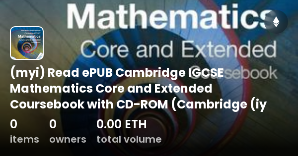 (myi) Read EPUB Cambridge IGCSE Mathematics Core And Extended ...