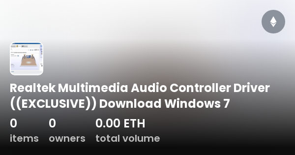 windows 7 multimedia audio controller driver