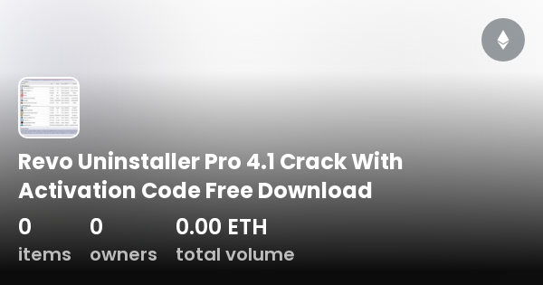 Revo Uninstaller Pro 4 1With Activation Code Free Download
