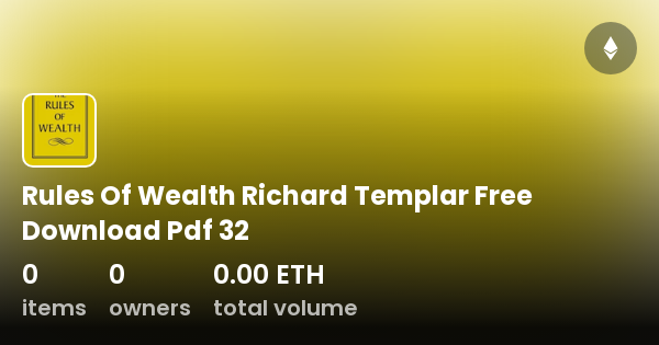 the rules of wealth by richard templar pdf free download