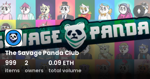 The Savage Panda Club Collection Opensea 9816