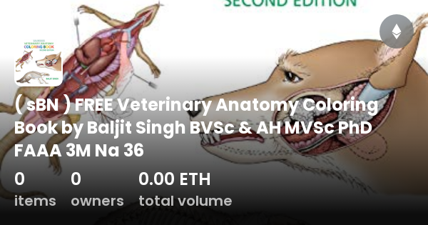 ( sBN ) FREE Veterinary Anatomy Coloring Book by Baljit Singh BVSc & AH