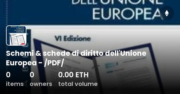 Lineamenti Di Diritto Dell Unione Europea Schemi & schede di diritto dell'Unione Europea - /PDF/ - Collection