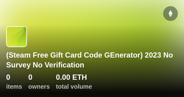 Steam Gift Card Digital Code Generator👉 Without Verification