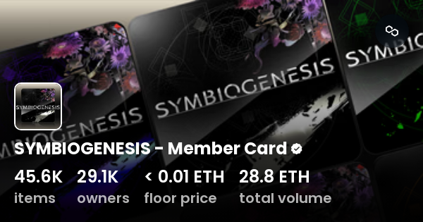 Square Enix Symbiogenesis NFT Treasure Hunt Member Card Cap Hit